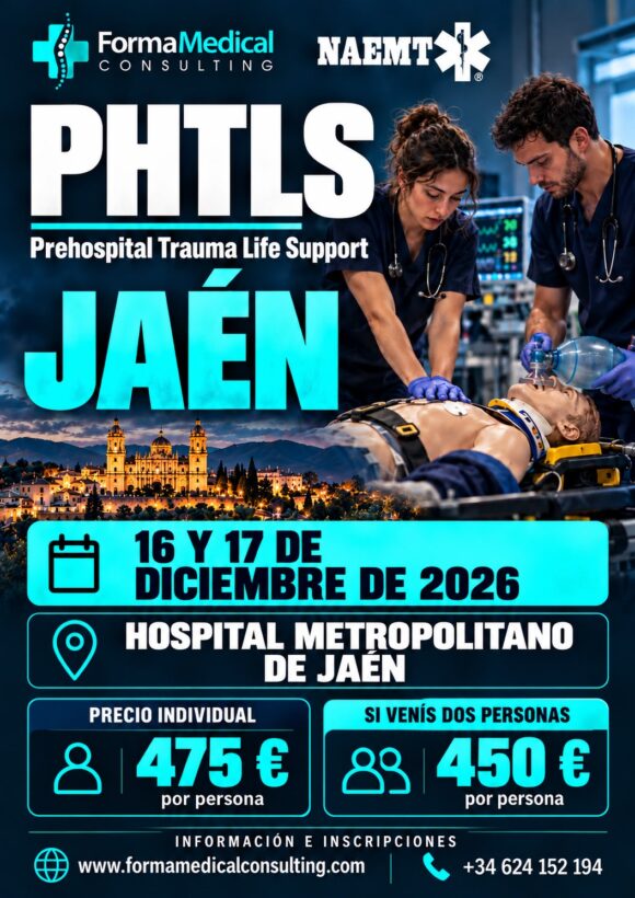 PHTLS NAEMT en JAÉN ESPAÑA con 10 Creditos Ects