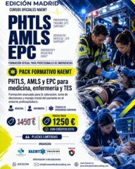 Pack 3 cursos PHTLS + EPC + AMLS Madrid