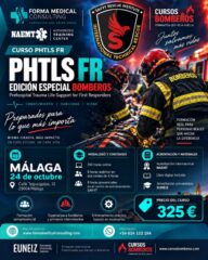 Curso NAEMT para primer interviniente, BOMBEROS, Guardia Civi, etc. PHTLS-FR