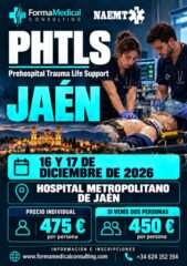 PHTLS NAEMT en JAÉN ESPAÑA con 10 Creditos Ects